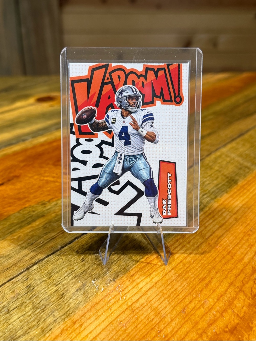 Dak Prescott Dallas Cowboys Custom Kaboom! Football Card
